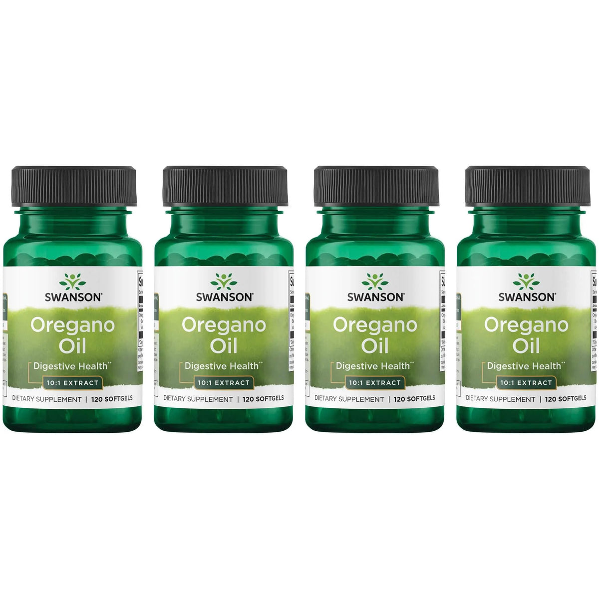 Swanson Oregano Oil 10:1 extract bottle for digestive support.