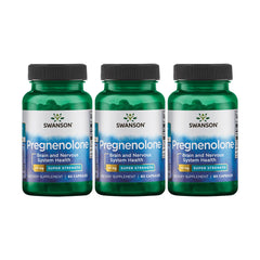 Swanson Ultra Pregnenolone bottle front view, 50 mg capsules for daily wellness