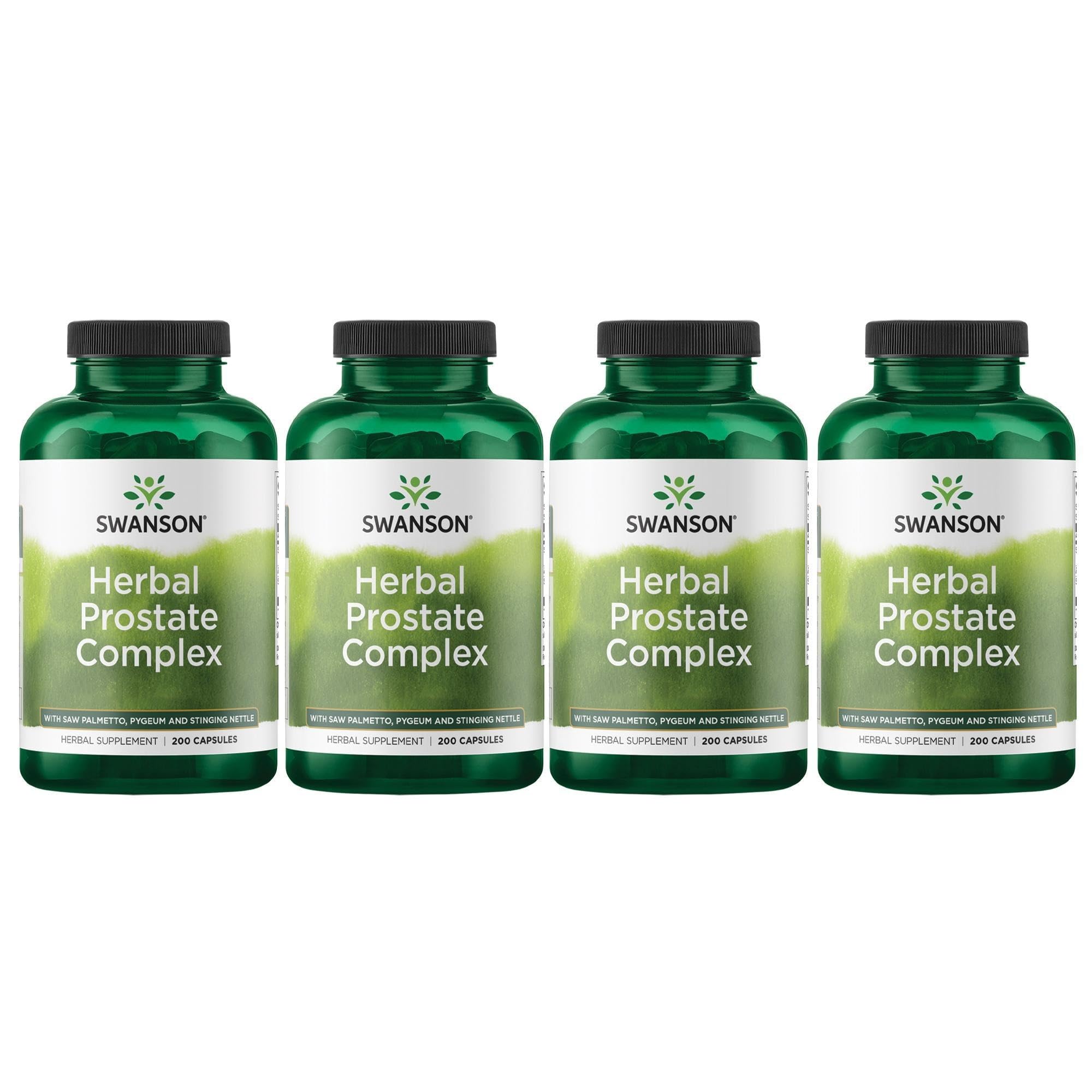 Swanson Prostate Complex bottle pour for easy daily use.