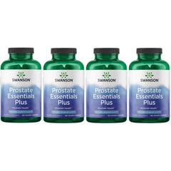 Swanson Prostate Essentials Plus bottle front shows daily prostate support potential.