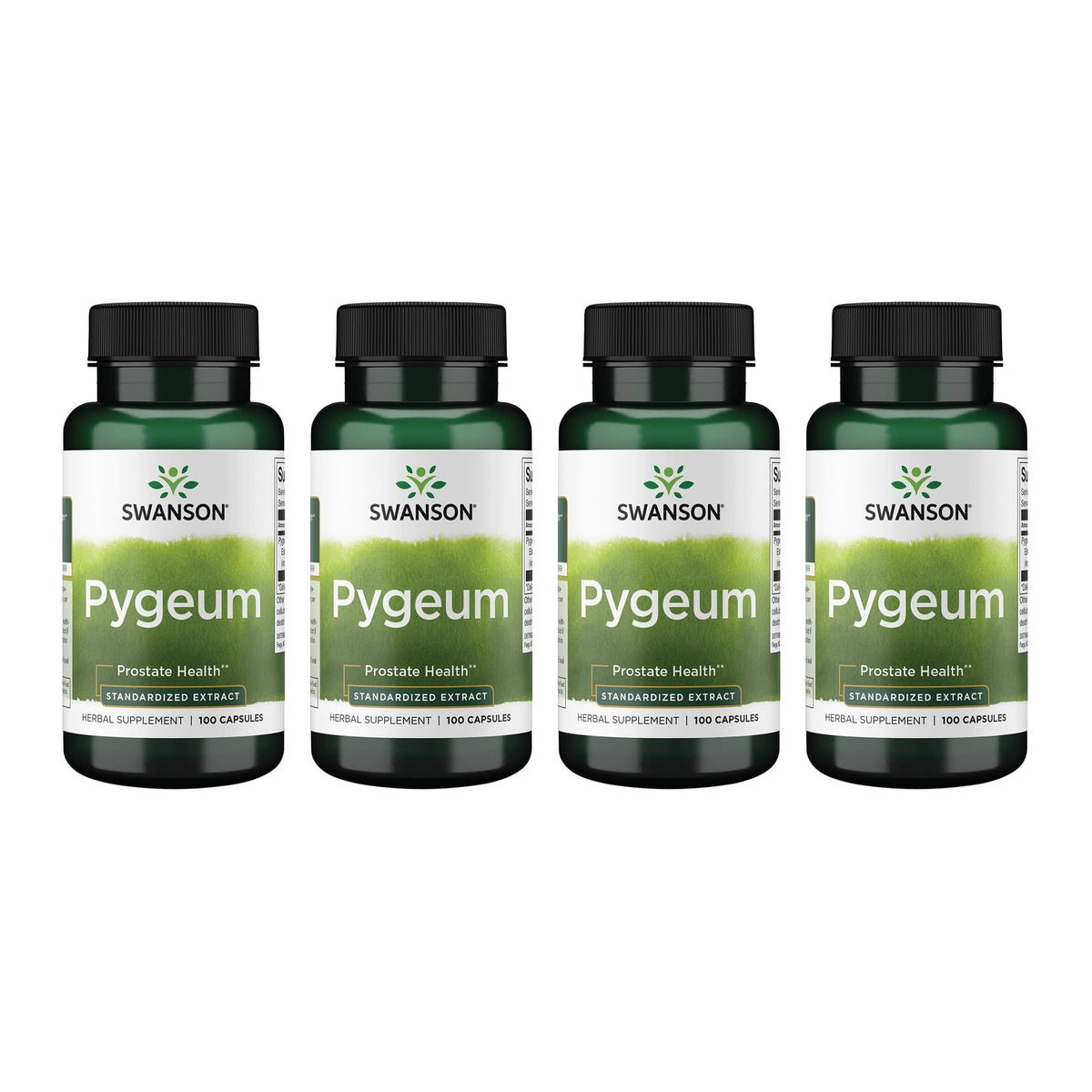 Swanson Pygeum bottle front highlighting herbal urinary support.
