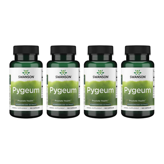 Swanson Pygeum bottle front highlighting herbal urinary support.