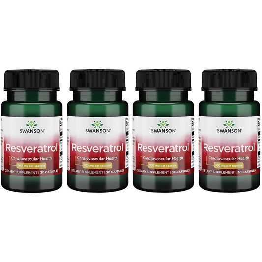 Swanson Resveratrol 100 capsules bottle for daily antioxidant support