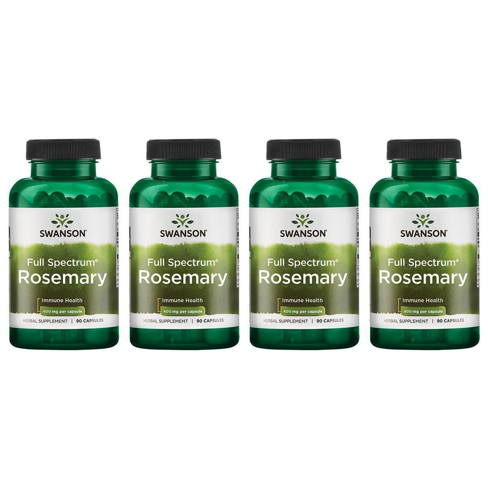 Swanson Rosemary bottle front highlighting natural immune support potential