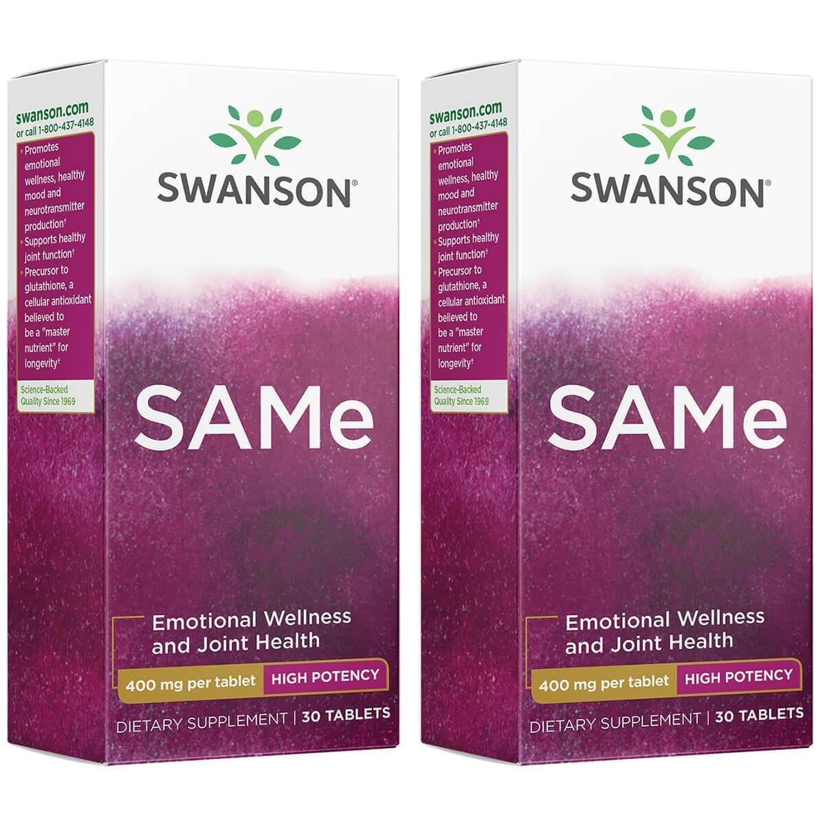 Swanson Same high potency bottle pour for easy daily use and mood support