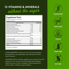 Swanson Simply Hydrate zero-calorie label indicating sugar-free hydration.