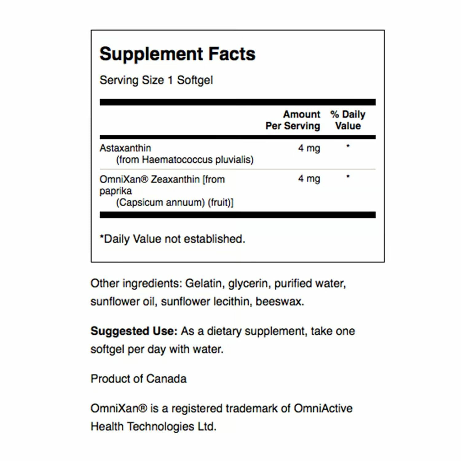Swanson softgel capsules closeup highlighting antioxidant support for skin and eyes