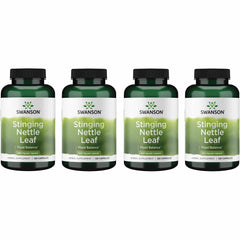 Swanson Stinging Nettle Leaf bottle for urinary and respiratory support.