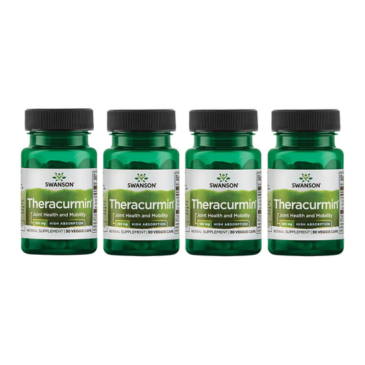 Swanson Theracurmin bottle front shows high absorption turmeric for joint support.