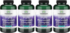 Swanson Triple Magnesium Complex bottle with capsules for daily mineral support