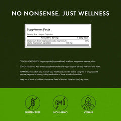 Swanson Triple Magnesium Complex capsules close-up; supports daily energy.