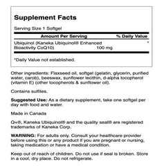 Swanson ubiquinol softgels in blister pack ready for convenient daily use