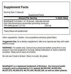 Swanson ULT BETARIGHT Beta Glucan 250mg label close-up highlights dosage and details.