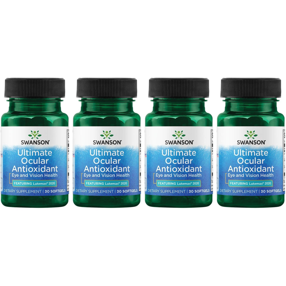 Swanson Ultimate Ocular Antioxidant bottle with Lutemax 2020 for eye health support