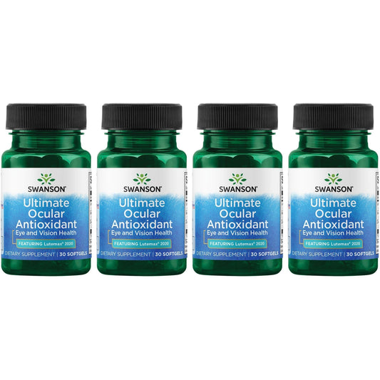 Swanson Ultimate Ocular Antioxidant bottle with Lutemax 2020 for eye health support