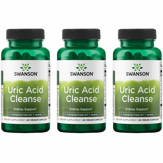 Swanson Uric Acid Cleanse bottle for daily detox support.