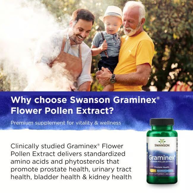 Swanson urinary tract support display suggests easy routine integration