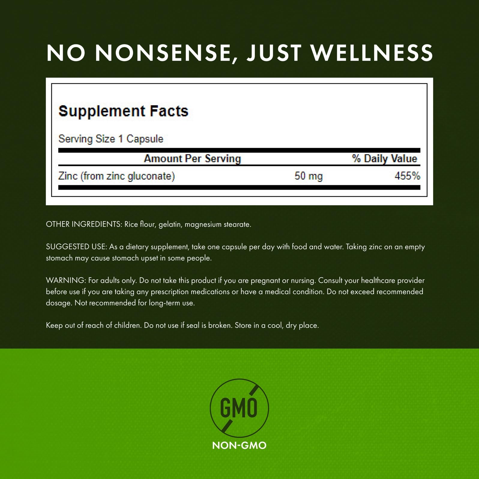 Swanson Zinc Gluconate 2-pack display emphasizing value and convenience