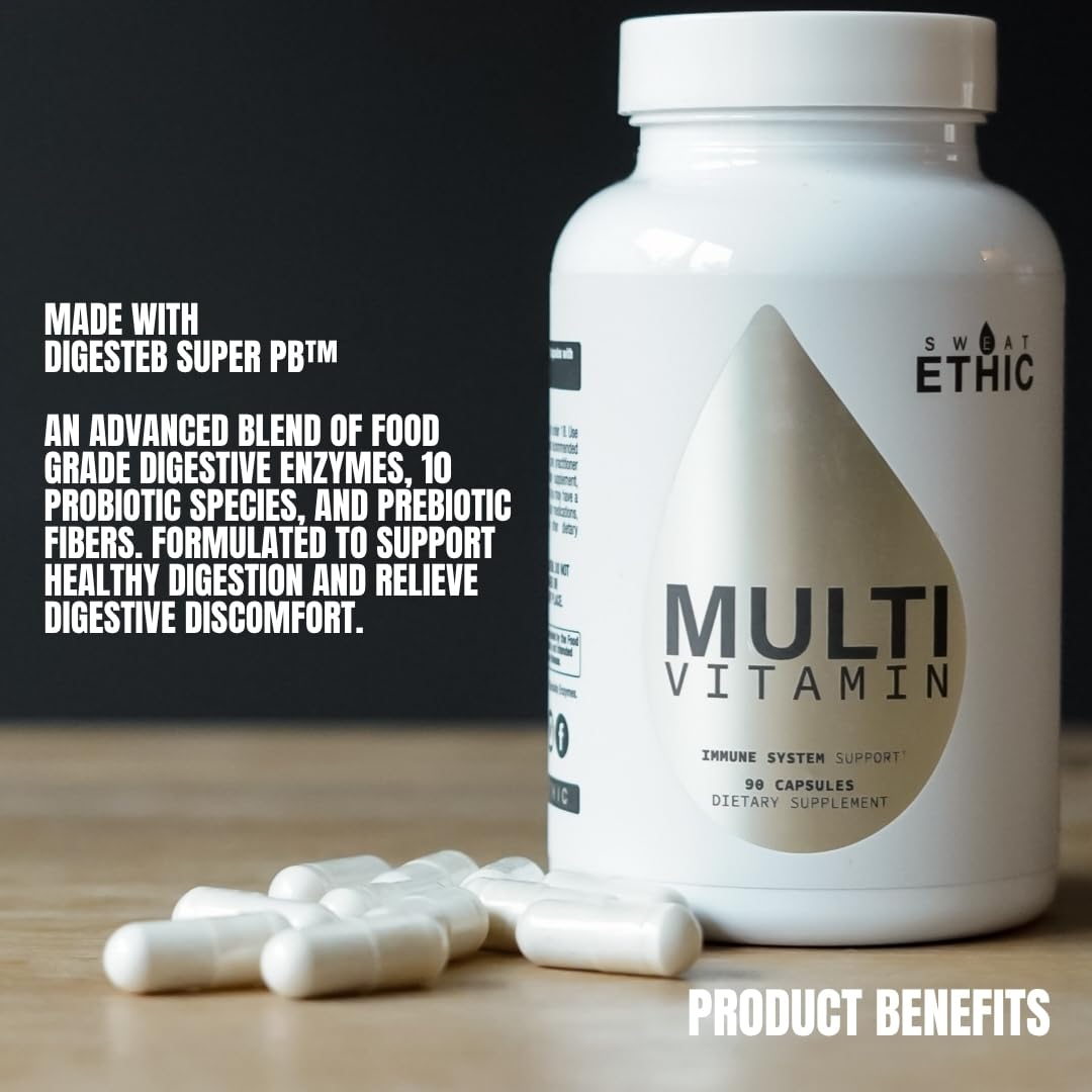 Sweat Ethic Multi-Vitamin daily-use setup shows easy integration into your routine.