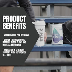 Sweat Ethic Pump Pre Workout with Citrulline Malate highlights potential endurance support