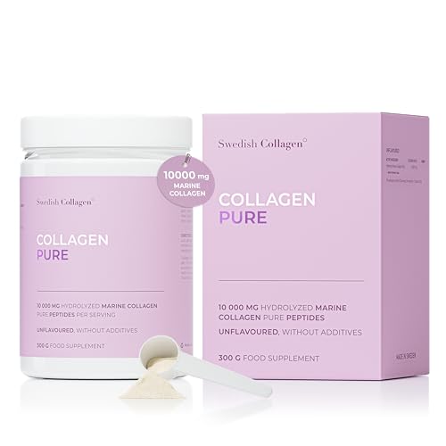 Swedish Collagen hydrolyzed marine collagen 300g pack for daily intake.