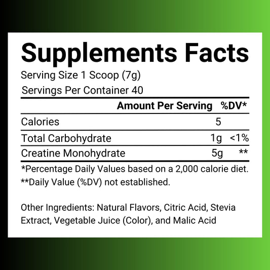 Sweet Cre Creatine Monohydrate Fruit Punch bottle ready for daily use