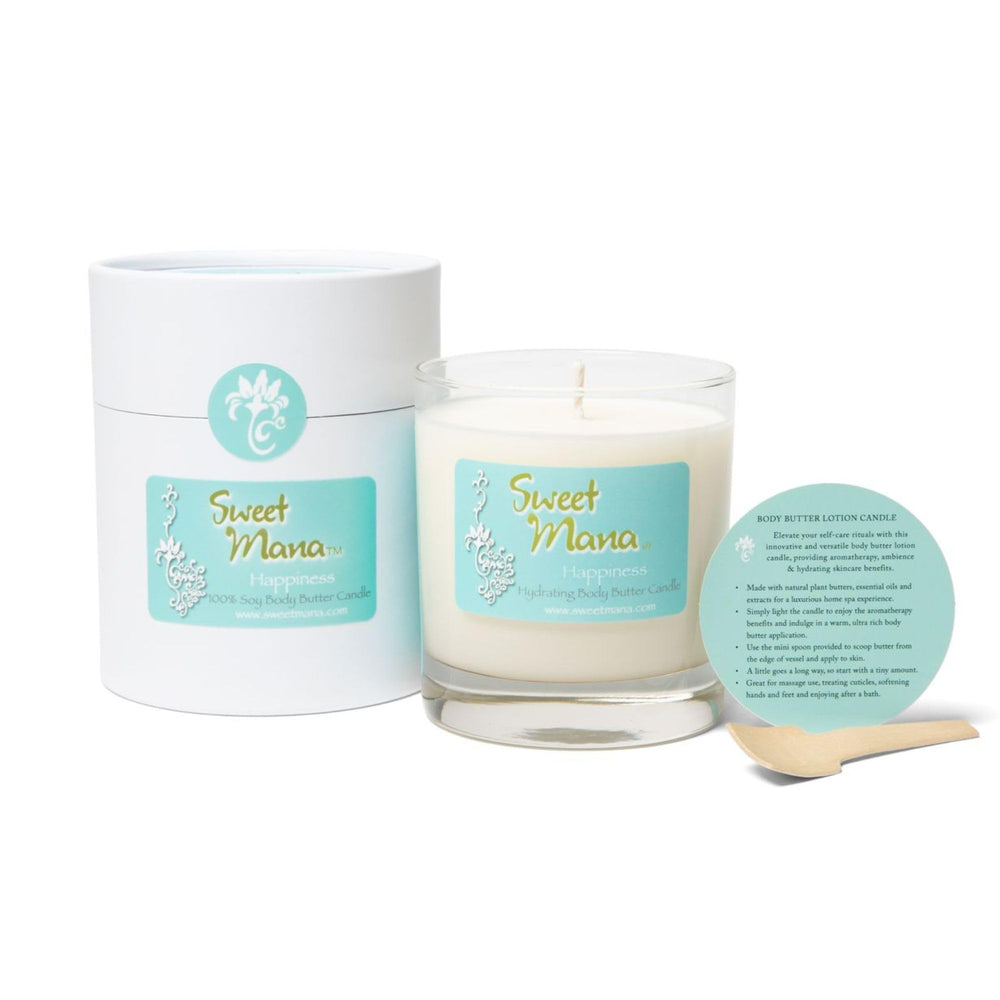 Sweet Mana Happiness Lotion Candle gardenia aroma for soft tropical ambience