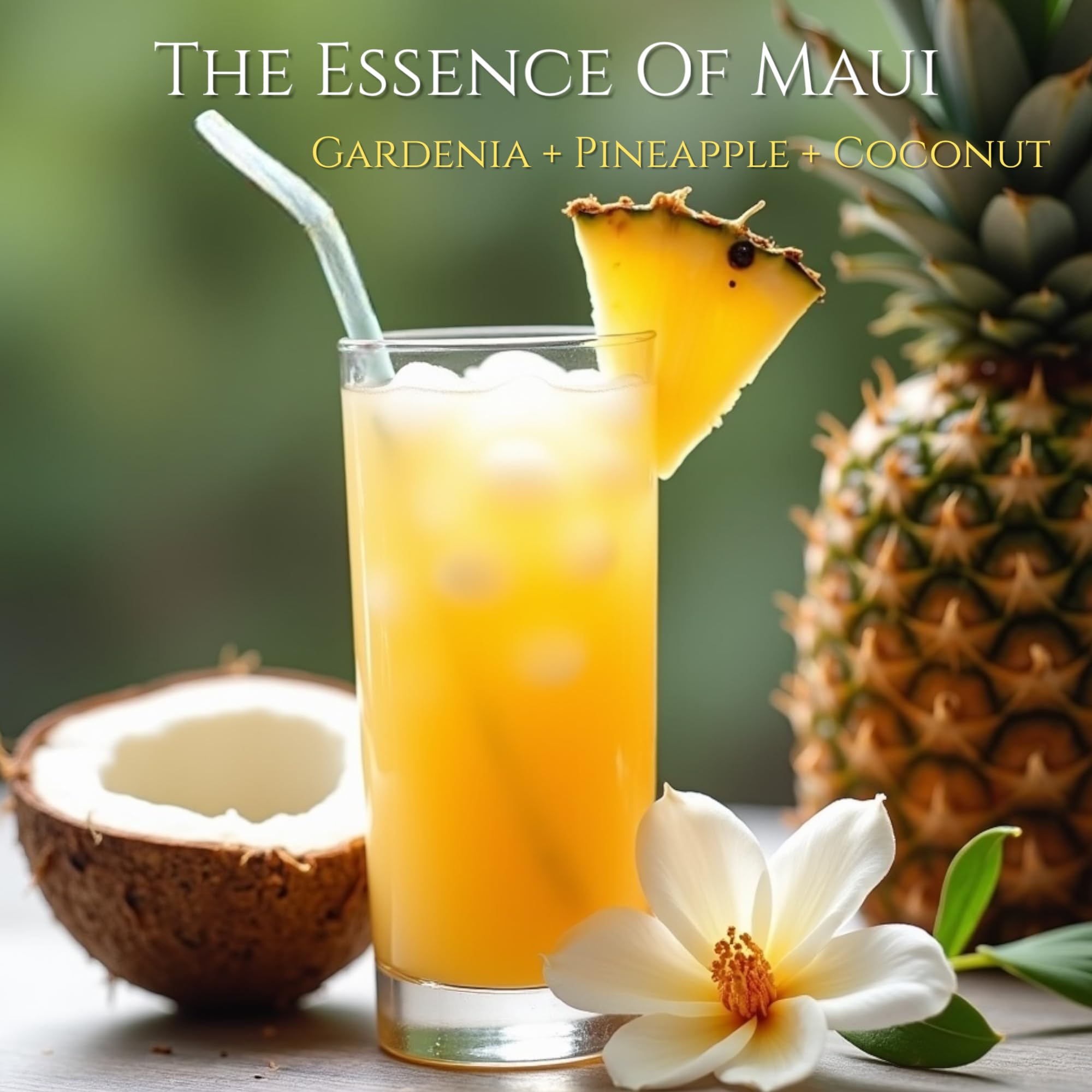 Sweet Mana Happiness Lotion Candle pineapple note for bright, refreshing feel