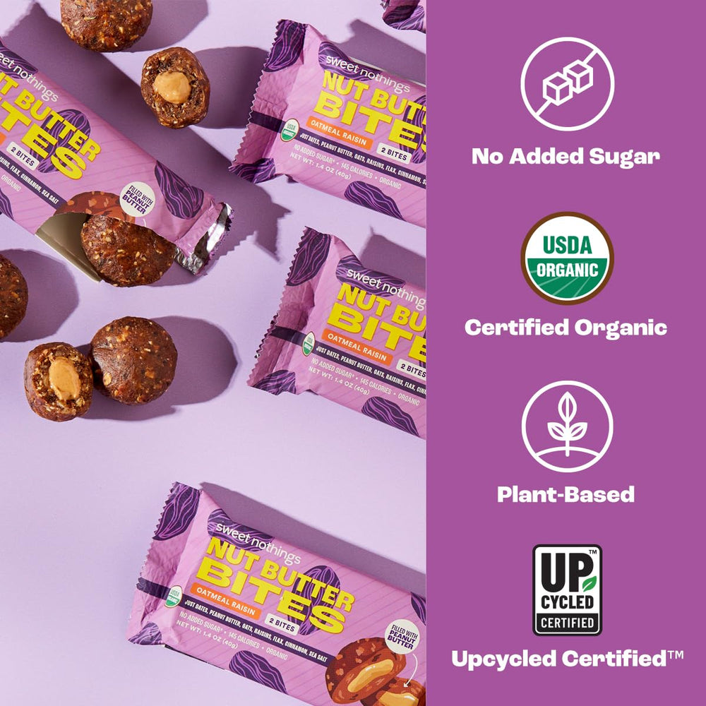Sweet Nothings bites in a bag for grab-and-go convenience.