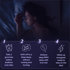 SweetDreams Dream Gummies ingredients list notes vegan and non-GMO formula