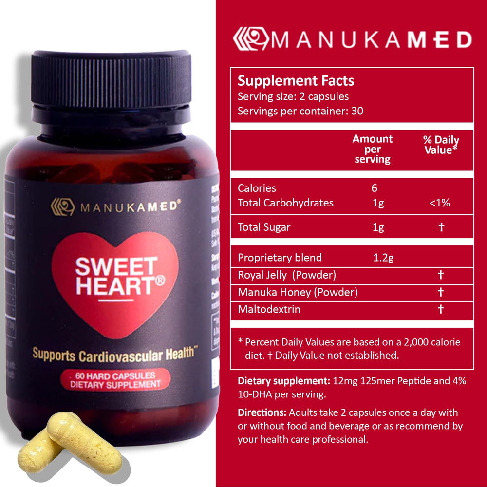 SweetHeart capsules pictured in a morning routine setting for daily lipid balance