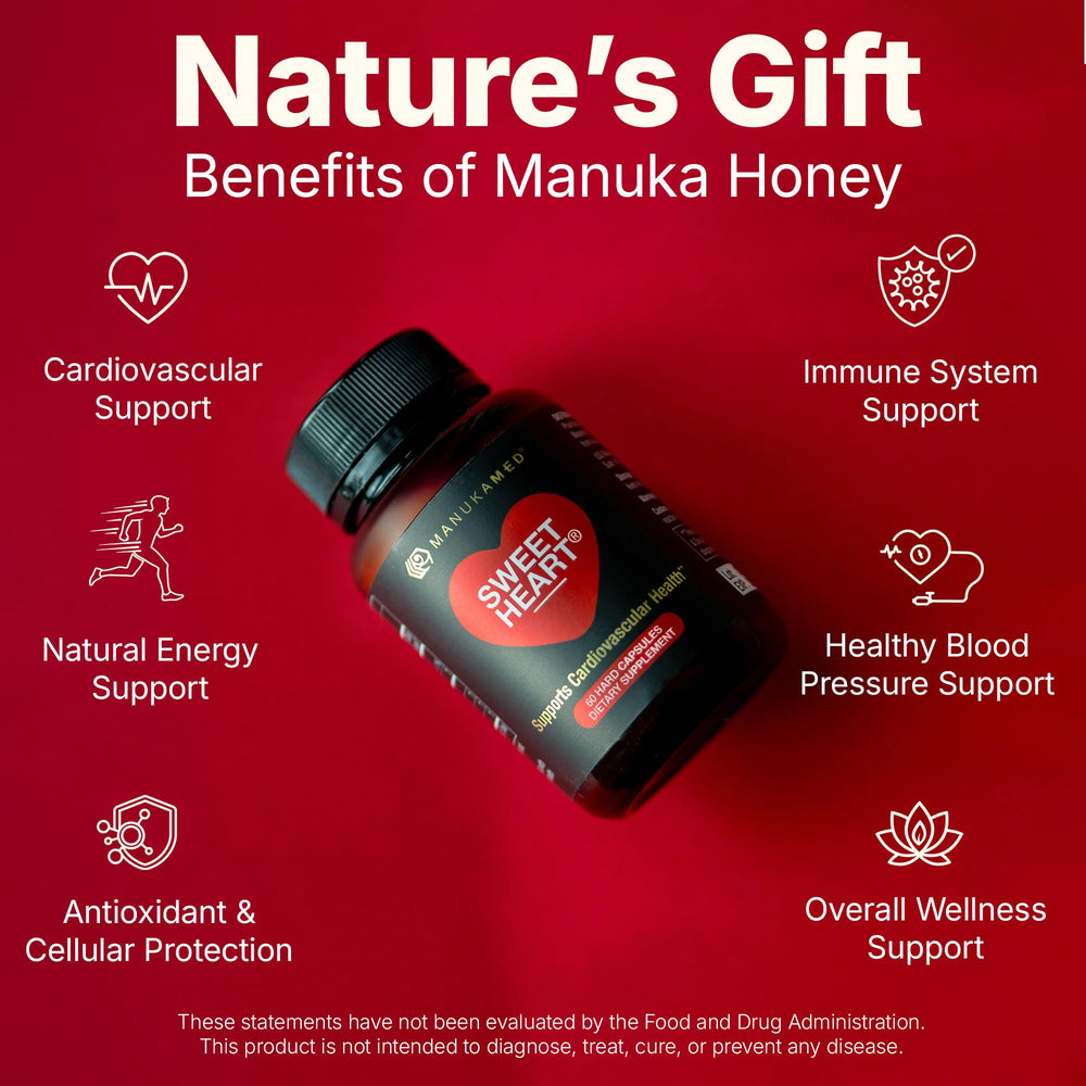 SweetHeart royal jelly peptide blend close-up for daily wellness