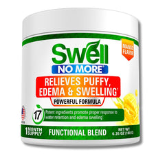 Swell No More powder dissolves quickly in liquid for easy daily use.
