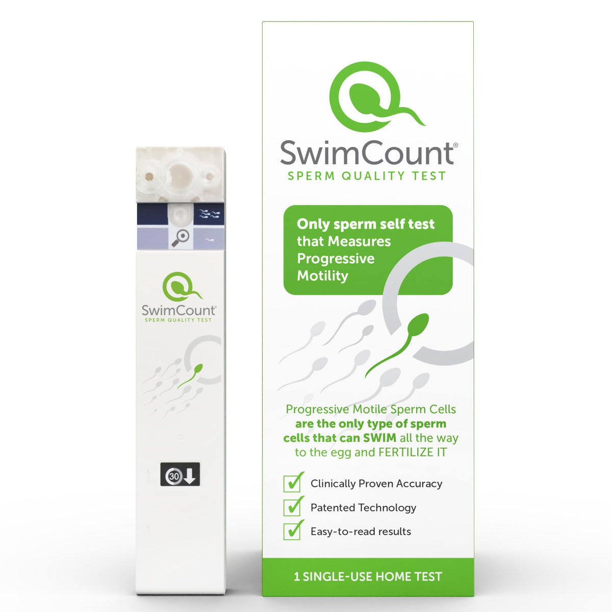 SwimCount at-home test device for quick motility insight