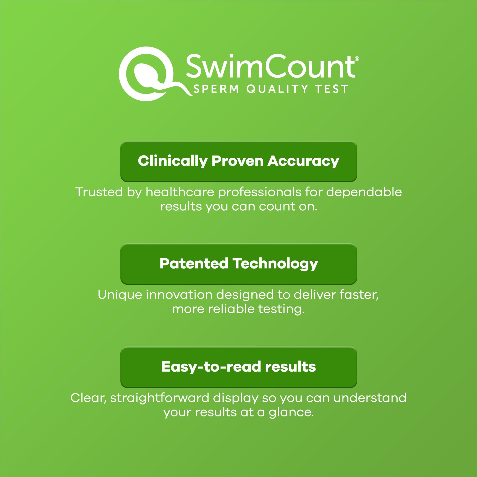 SwimCount single-use kit ready for discreet travel testing