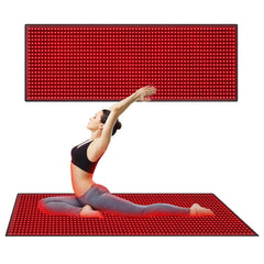 SWIRISE red light therapy mat covers full body for relaxation and easy at-home use.