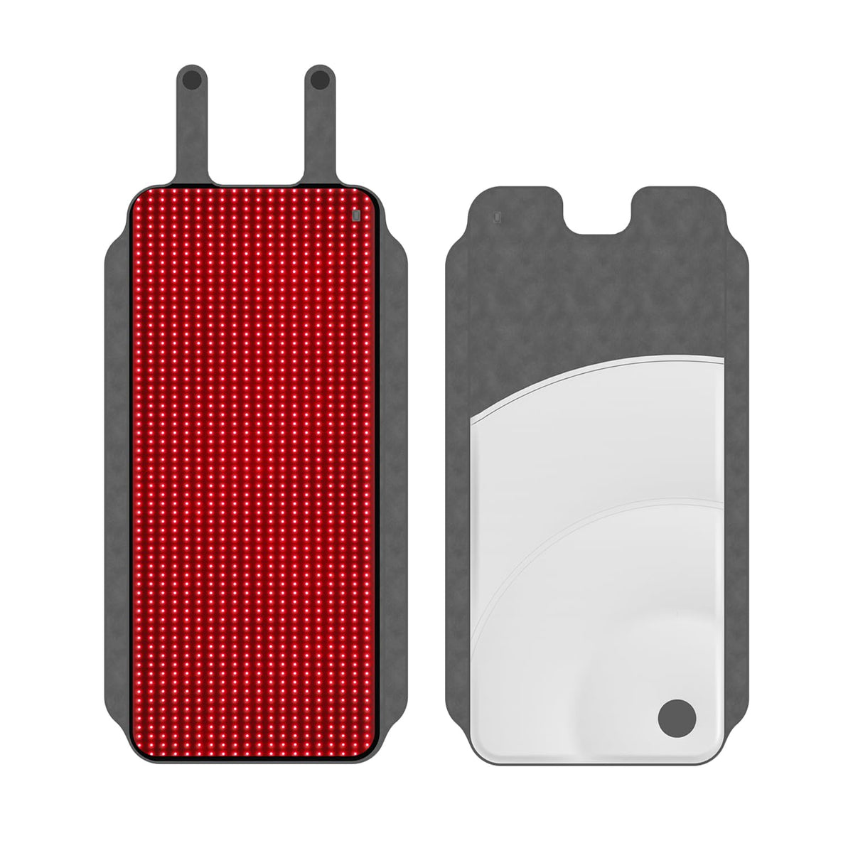 SWIRISE red light therapy pad in full-body wrap shows expansive coverage for soothing sessions.