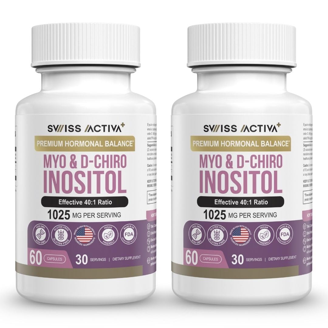 Swiss Activa+ bottle shows the 40:1 ratio for hormone balance.