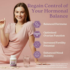 Capsules close-up showing vegan inositol formula for women's health.