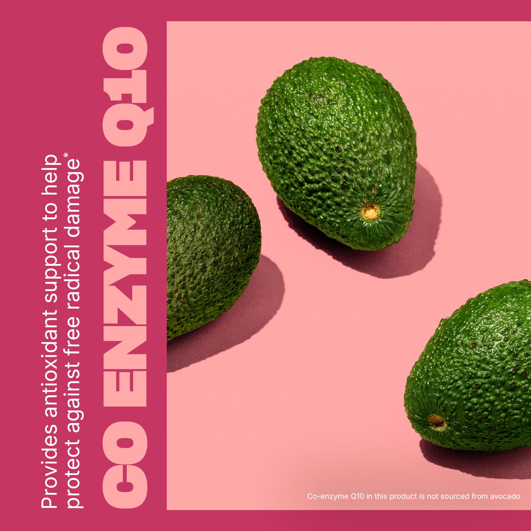 Swisse CoQ10 180-softgel pack emphasizes long-term energy support.
