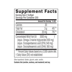 Swisse Wild Fish Oil sustainability symbol indicates responsibly sourced ingredients.
