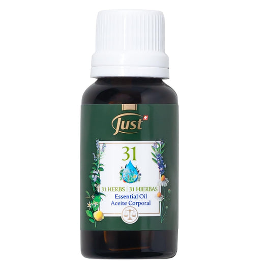 SwissJust Oil 31 20ml bottle for versatile self-care use