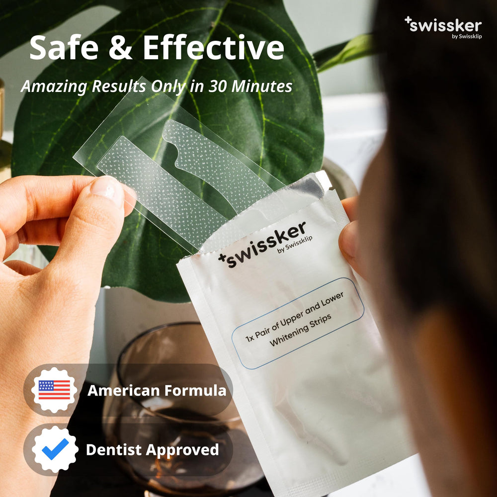 No bad taste ShineStrips support at-home whitening