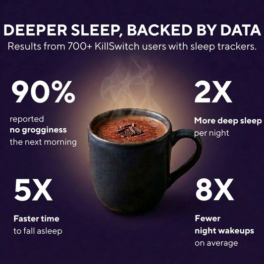 SWITCH Killswitch hot chocolate mug serving, ready to unwind after a long day.