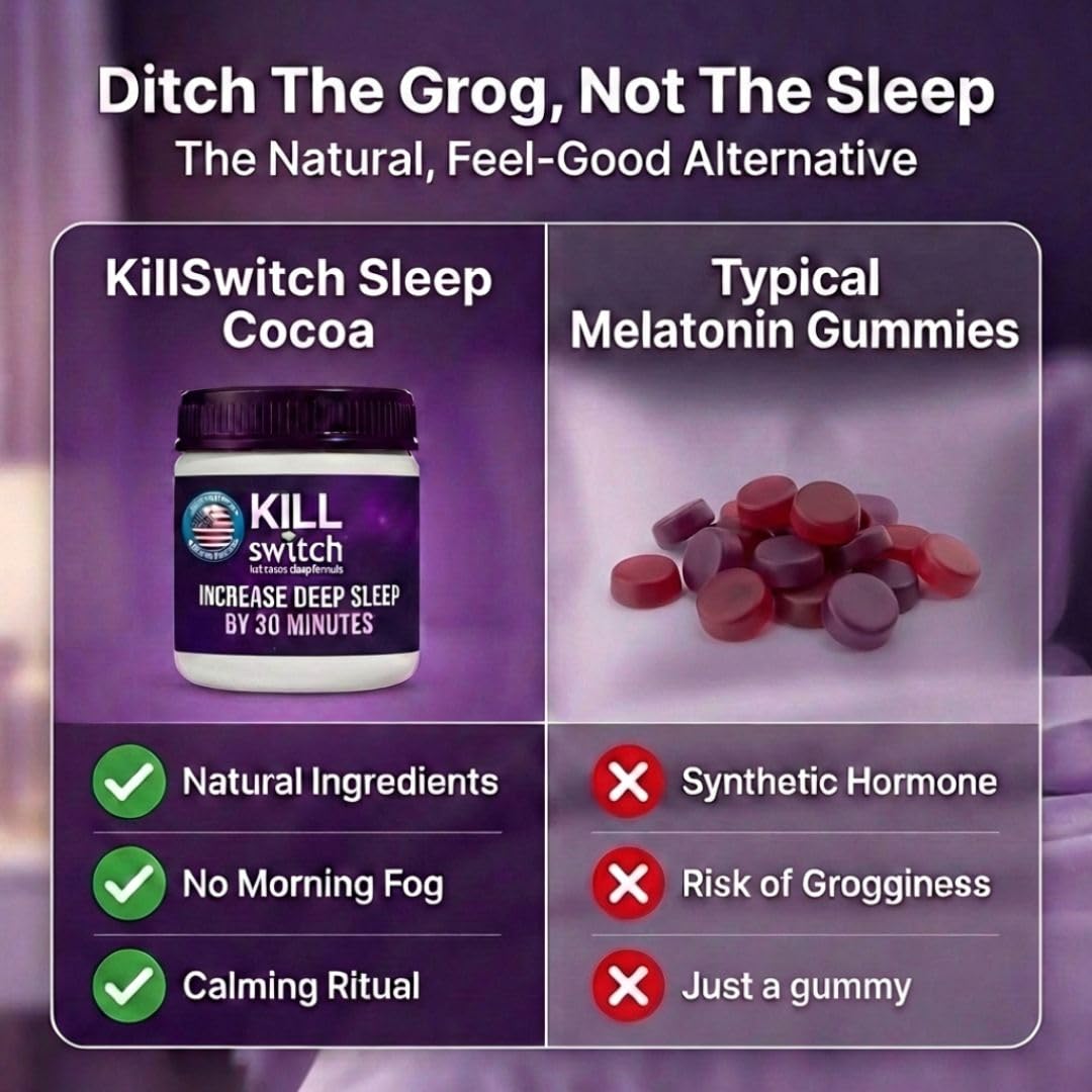 SWITCH Killswitch L-Theanine and GABA blend supports calming evenings.