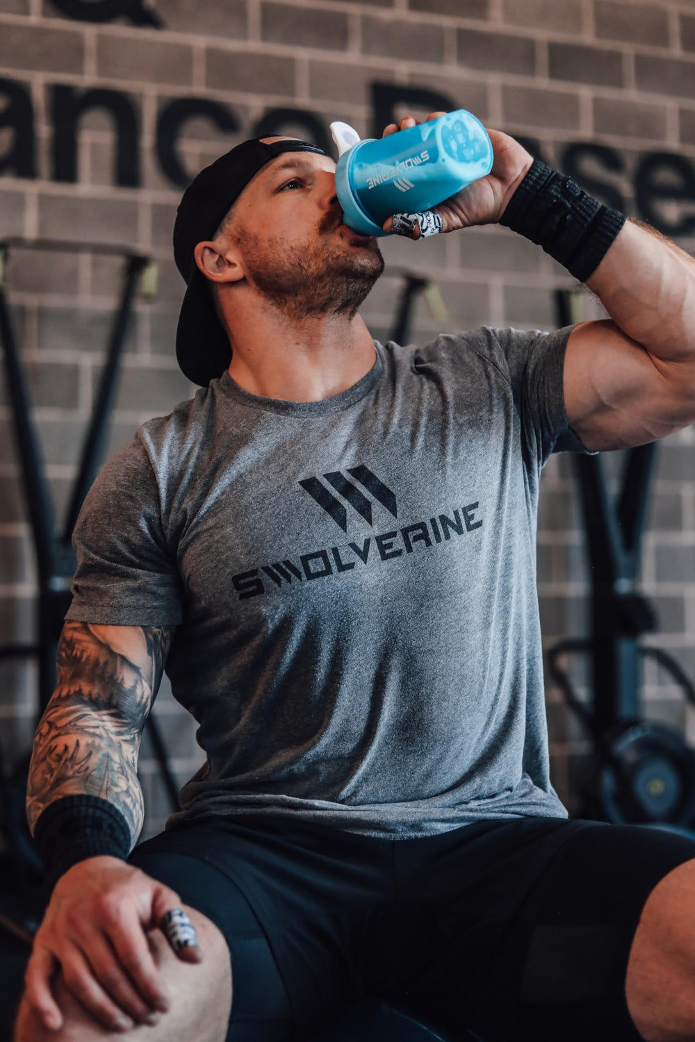 Spirulina powder next to Swolverine Intra Tropical Blast signals antioxidant support.