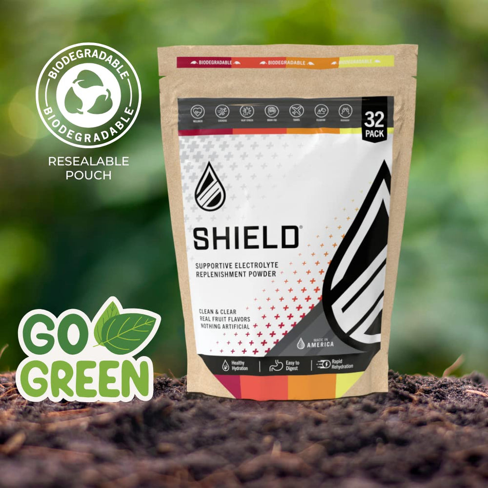 SWORD PERFORMANCE SHIELD pineapple mango packet combines tropical flavor with hydration support