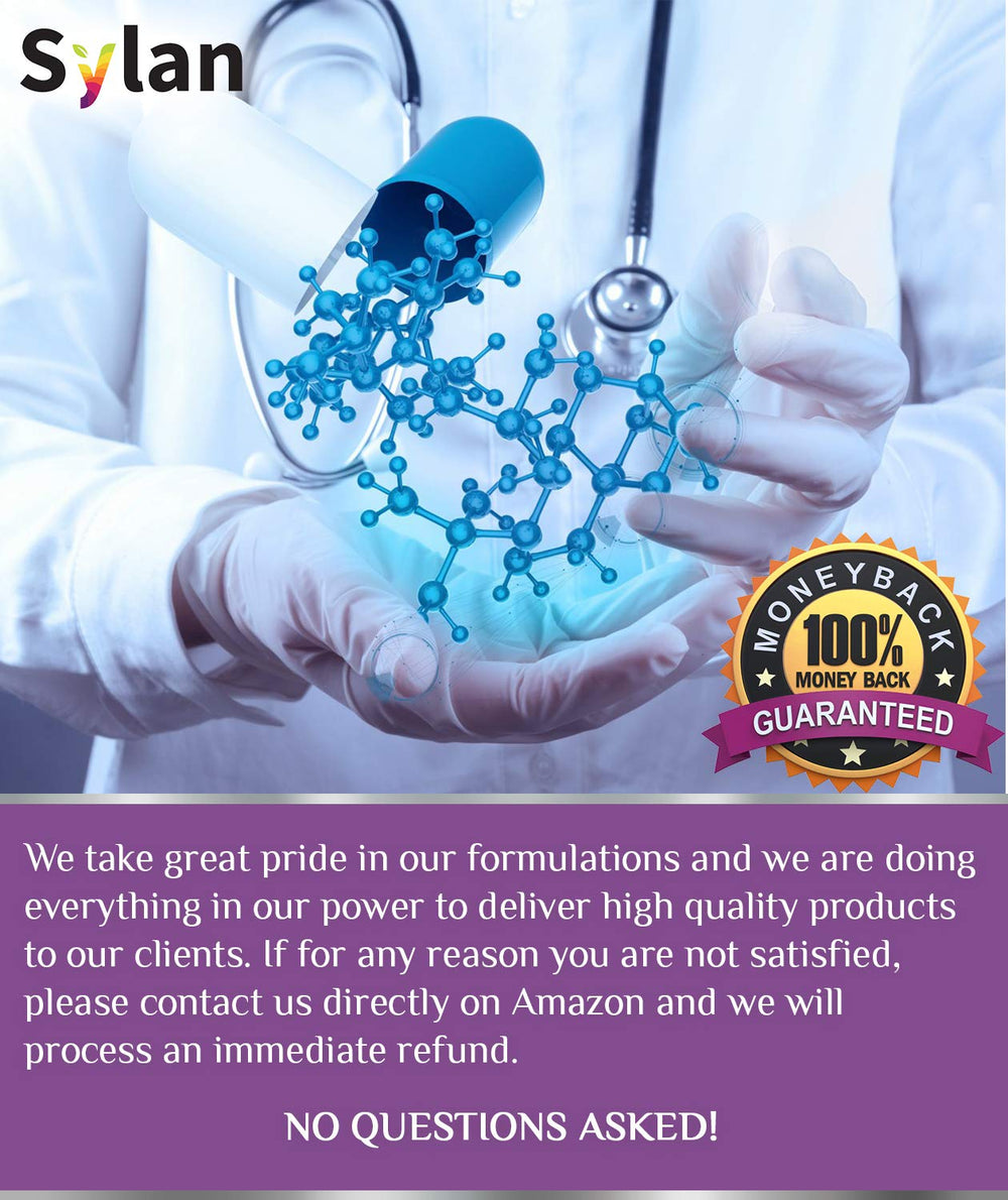 SYLAN Resveratrol brain-health graphic suggests cognitive support potential.