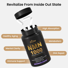 Syloni NMN with absorption boosters, suggesting improved uptake.
