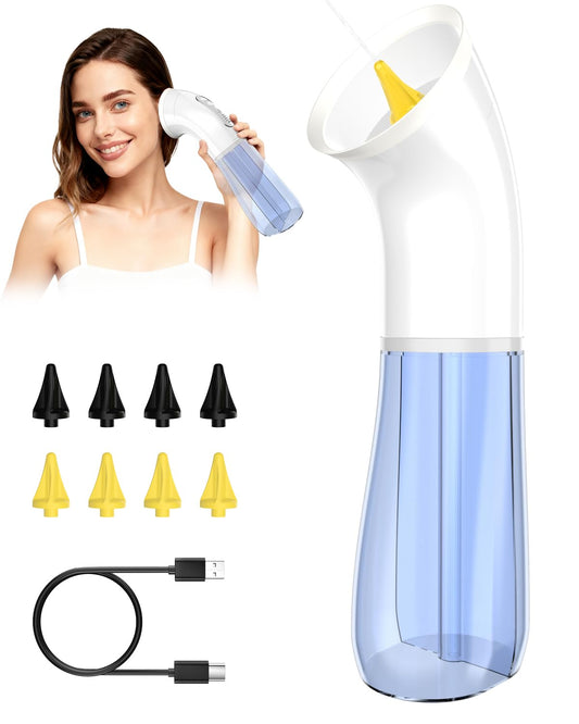 Sylvanthos ear cleaner front view, compact design for family use
